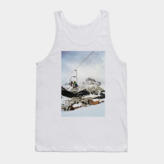 Lech am Arlberg Austrian Alps Austria Tank Top by Andy Evans Photos